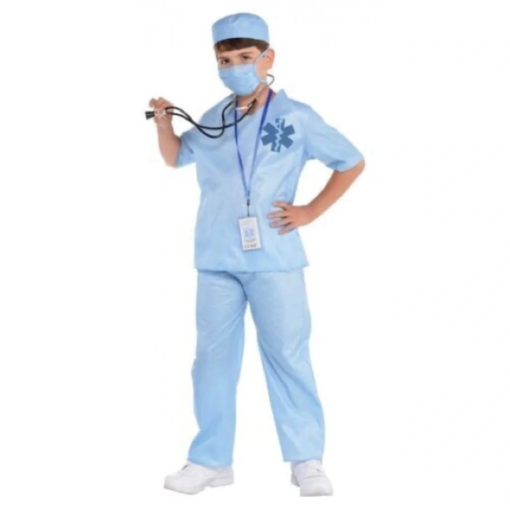 Doctor Jr Costume Kids 12-14 5 Piece Costume Halloween